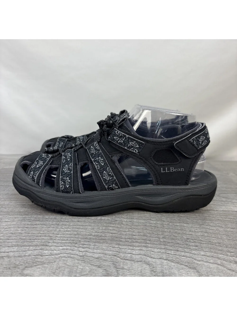 L.L. Bean Women's Sport Trail Sandals Grey Size 7.5 M